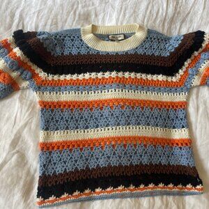 Paul & Joe Crochet Top Sweater